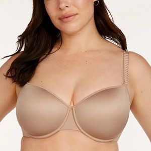 THIRDLOVE 24/7 Classic T-Shirt Bra Plus Size 48D Taupe